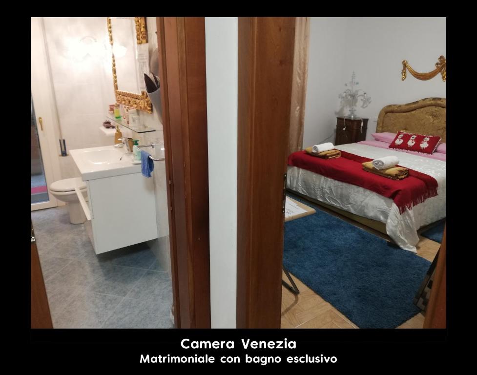 Postel nebo postele na pokoji v ubytování B&B Chez Elisabeth