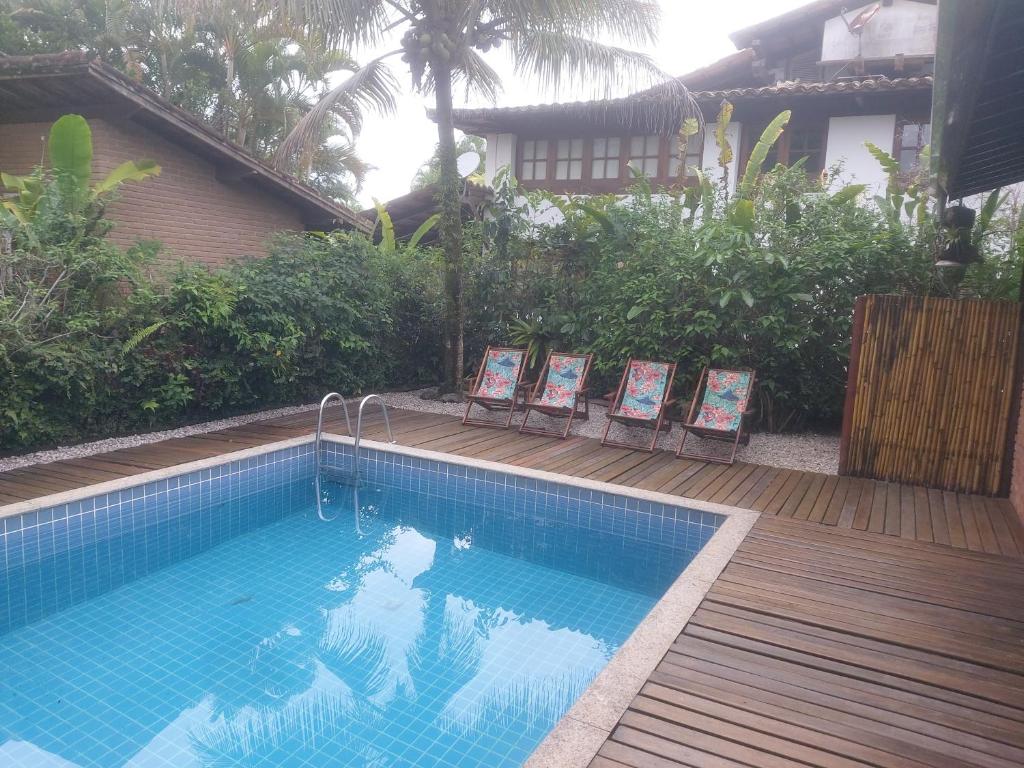 Casa na praia de Itamambuca na cidade de Ubatuba