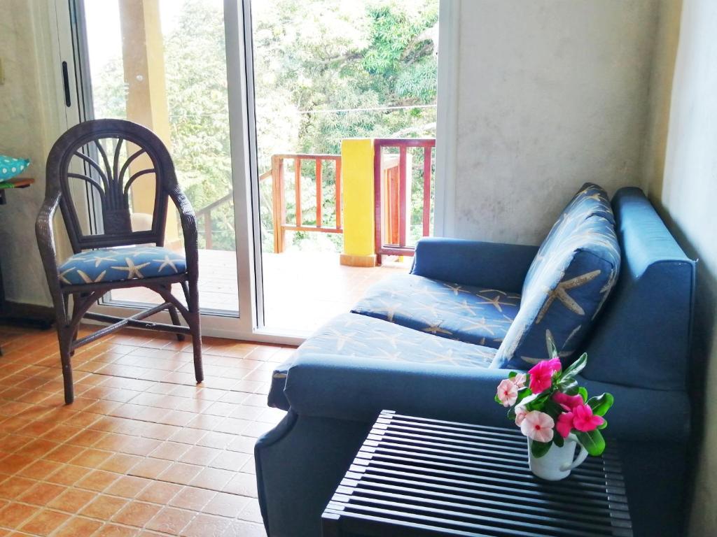 Zona de estar de Cerrito Tropical Eco Lodge