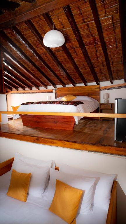 Postel nebo postele na pokoji v ubytování Casa Olonche