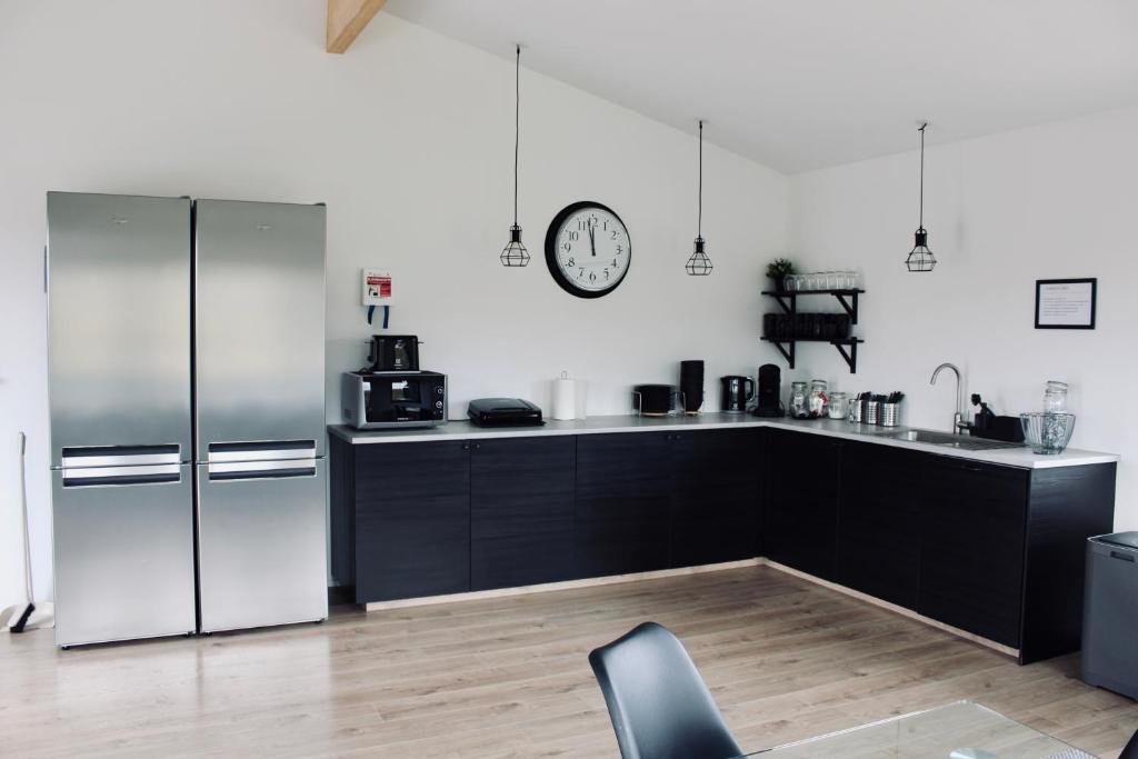 Kuchyň nebo kuchyňský kout v ubytování iStay Cottages