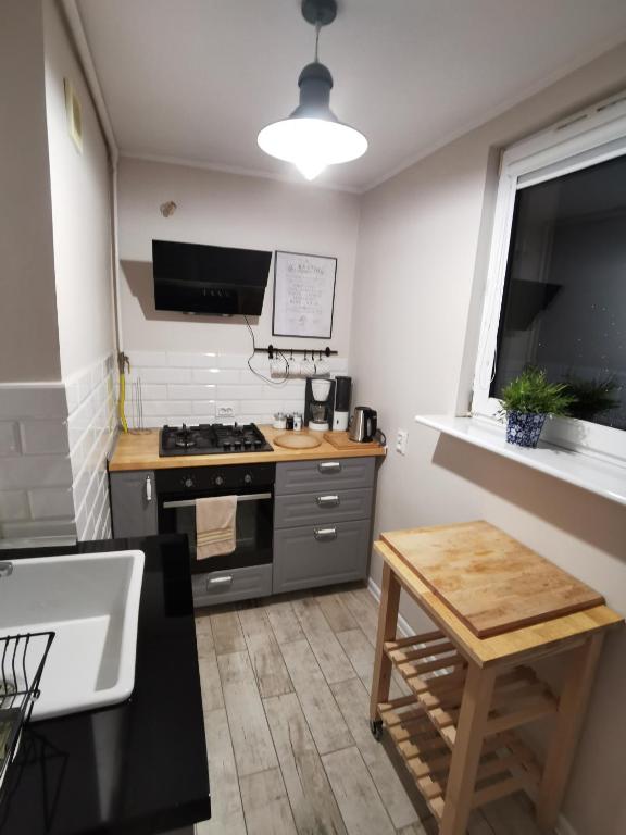 Kuchyňa alebo kuchynka v ubytovaní Apartament Redłowo