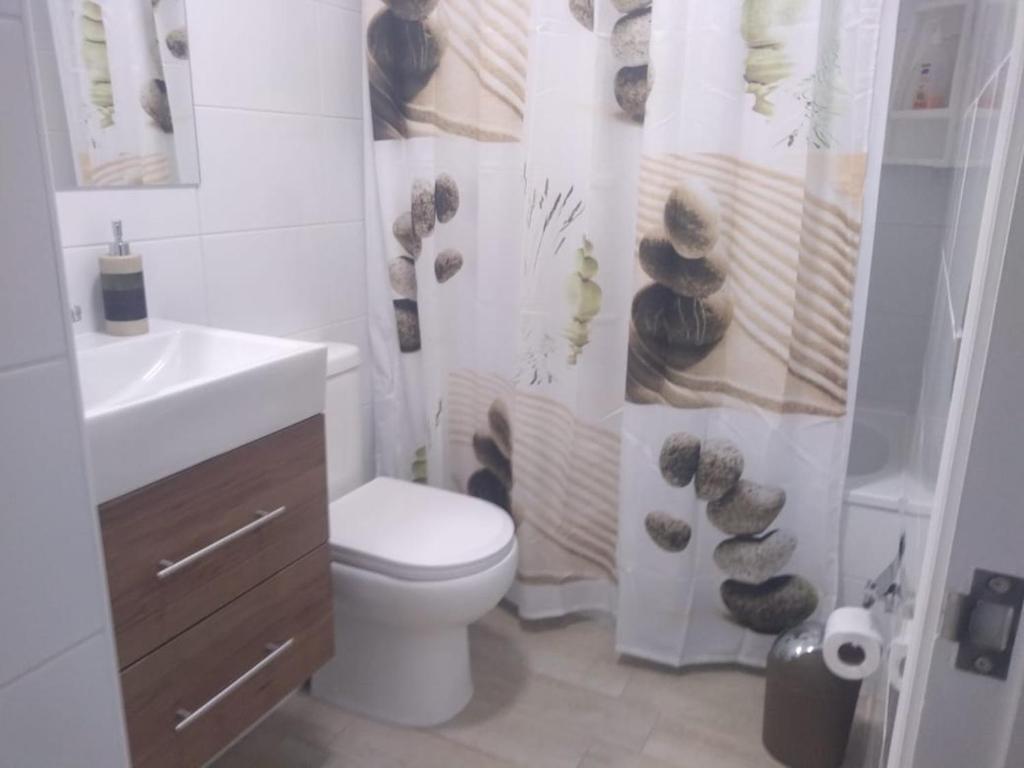 Phòng tắm tại Panorámico Viña del Mar