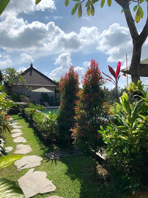 Zahrada ubytování Paraiso Cottage Ubud