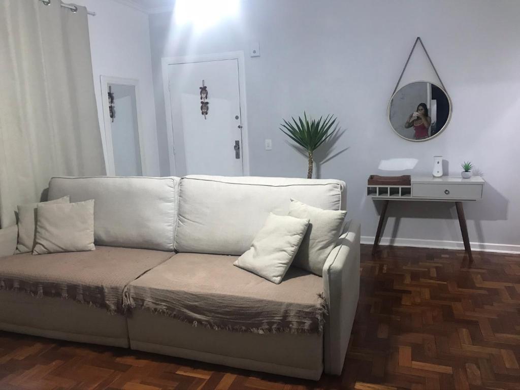  Lindo apto em frente à praia