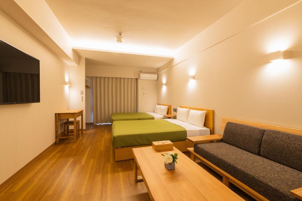 TV a/nebo společenská místnost v ubytování Hotel Iori