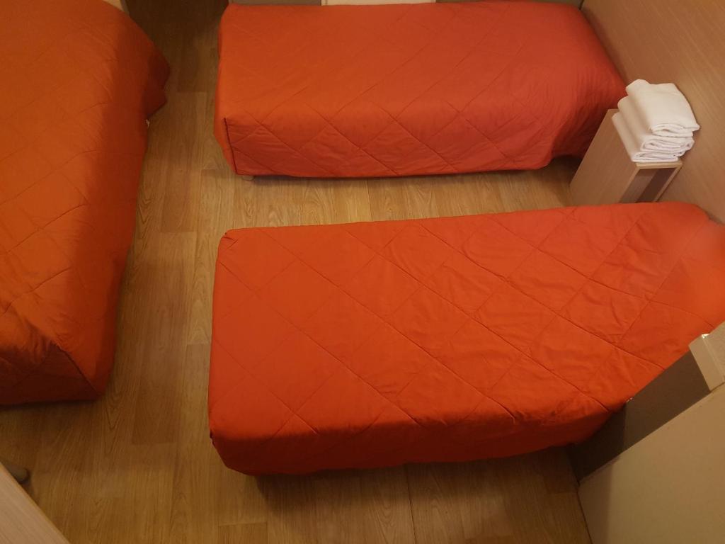 Postel nebo postele na pokoji v ubytování HECO Colmar Nord - ex Première Classe