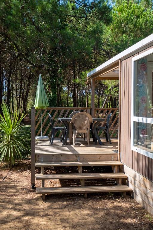 Zahrada ubytování Camping les Dunes
