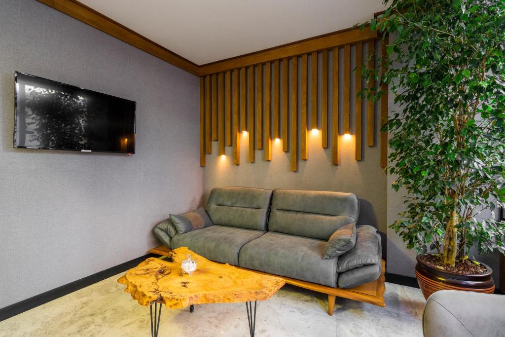 A television and/or entertainment centre at Castillo Rojo Hotel Istanbul