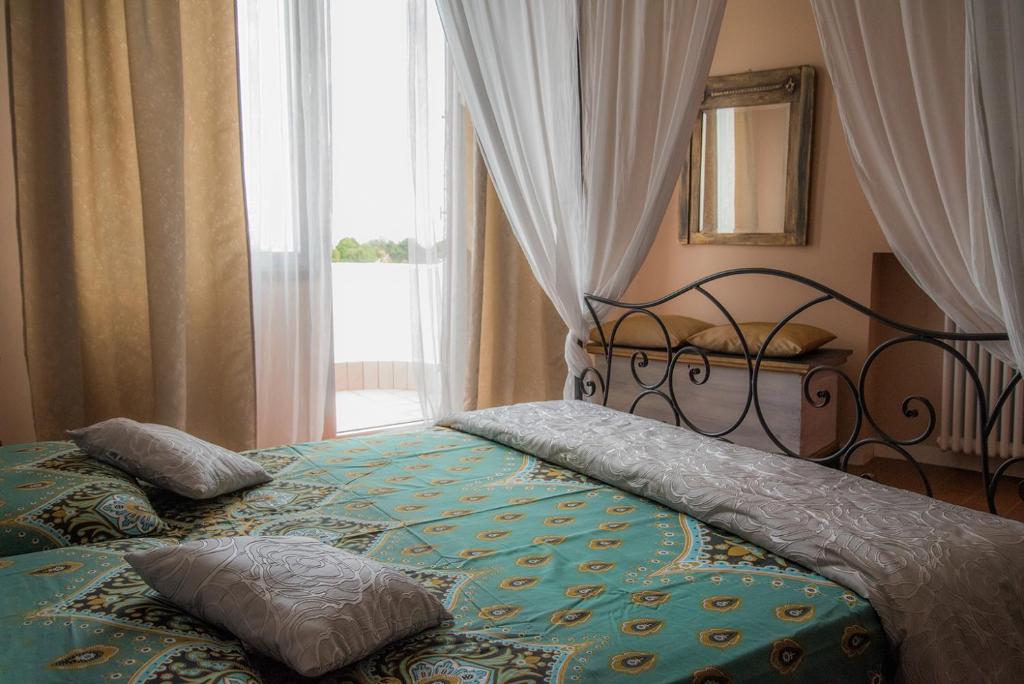 Säng eller sängar i ett rum på Villa Tanya