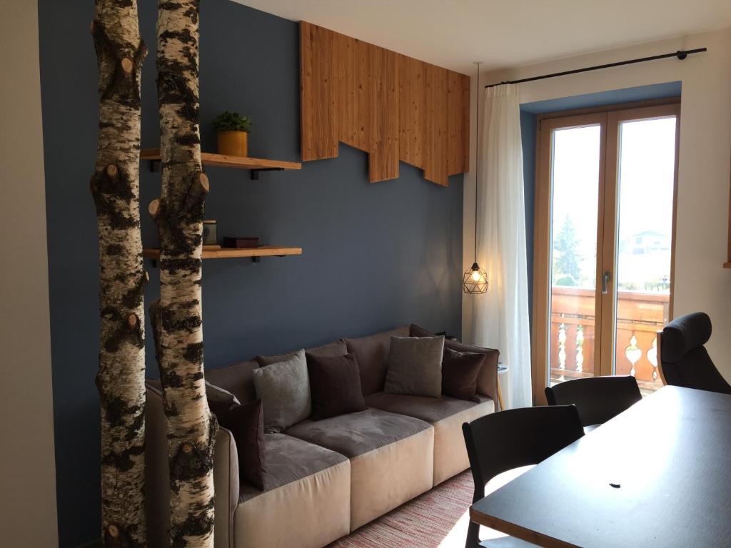 Posezení v ubytování Casa Dalsass