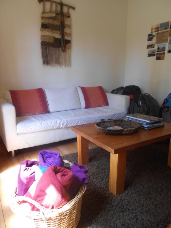 Posezení v ubytování El Arbol Hostel