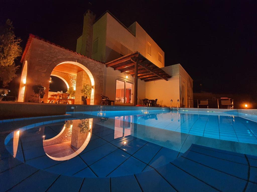 The swimming pool at or close to Argo Villa Kalives