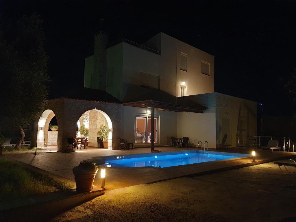 The swimming pool at or close to Argo Villa Kalives