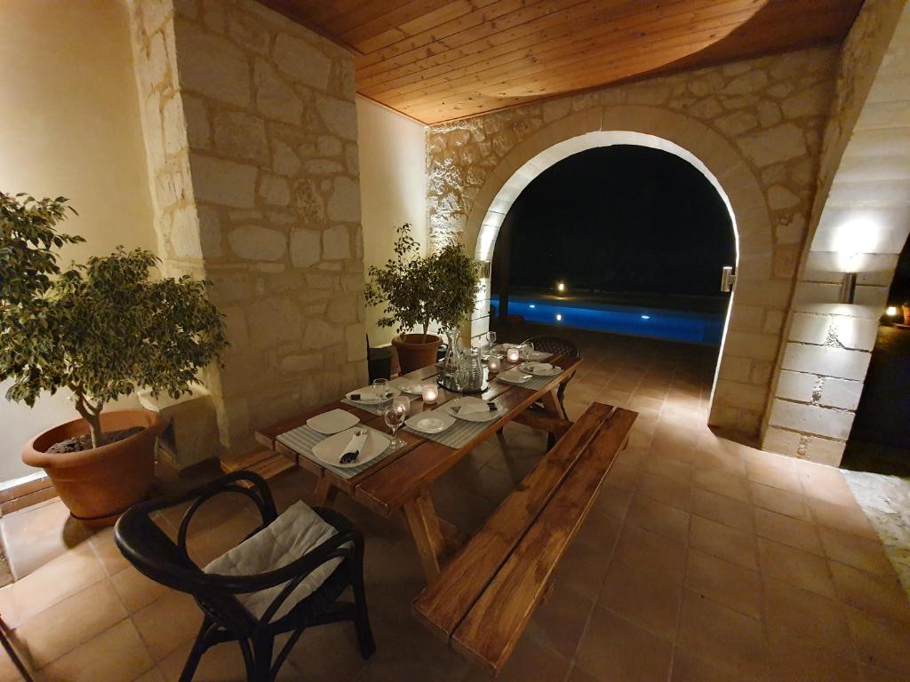 The swimming pool at or close to Argo Villa Kalives
