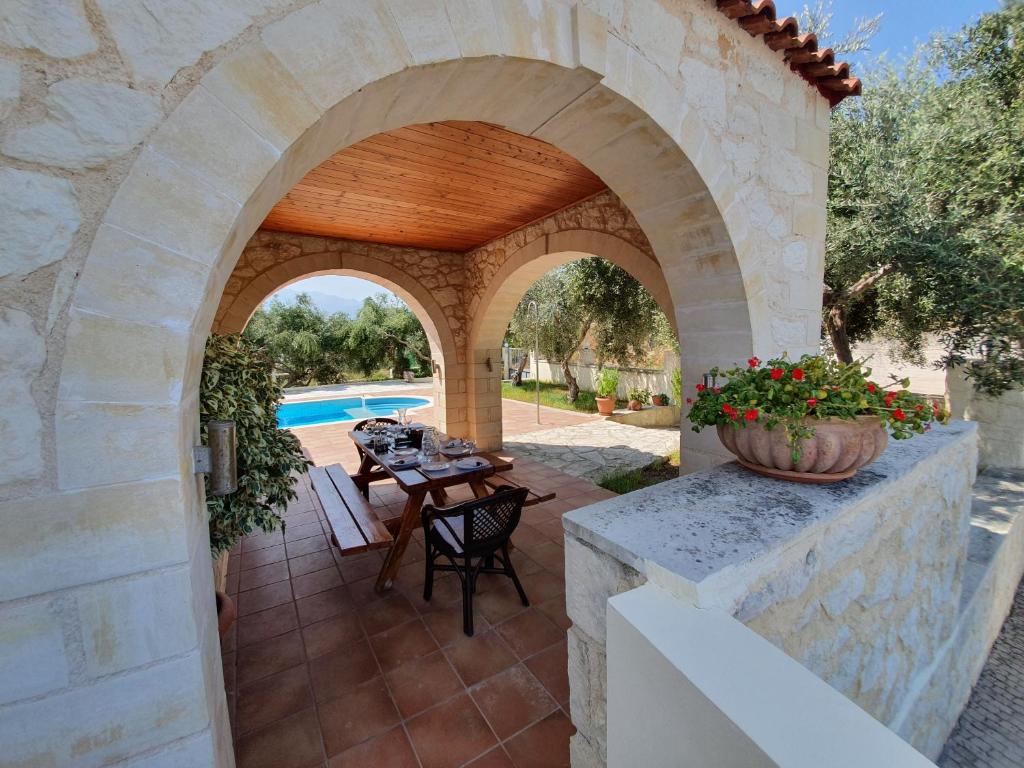 The swimming pool at or close to Argo Villa Kalives