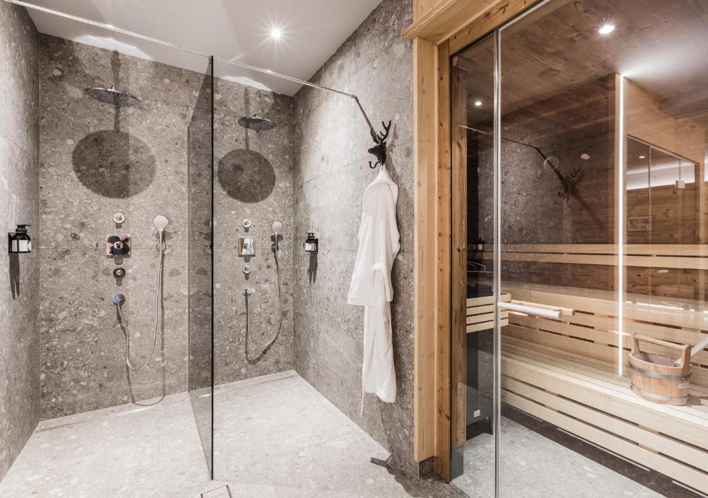 Kúpeľňa v ubytovaní Leni Mountain Appartements