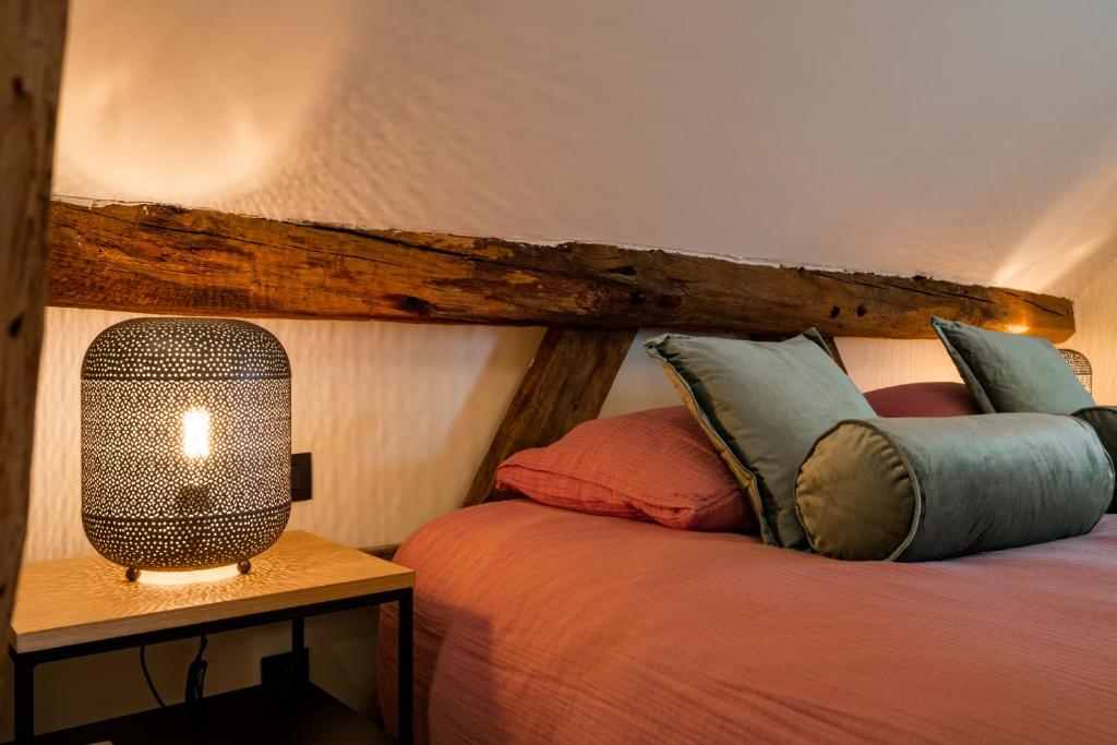 Postel nebo postele na pokoji v ubytování B&B Weselo