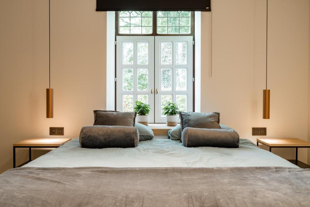 Postel nebo postele na pokoji v ubytování B&B Weselo