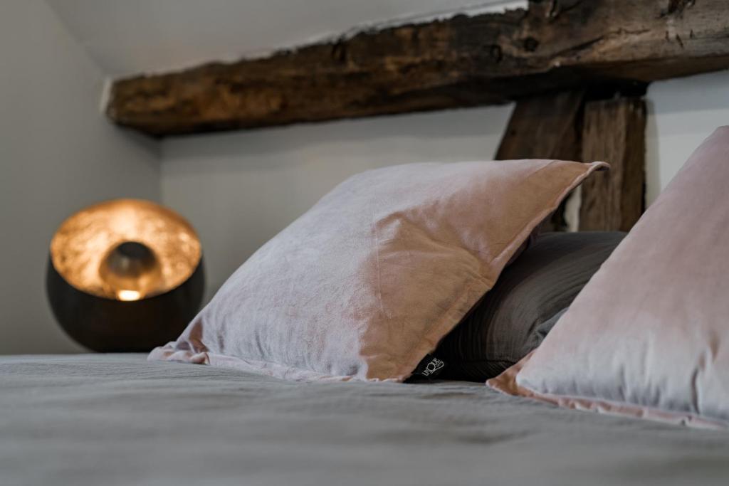 Postel nebo postele na pokoji v ubytování B&B Weselo