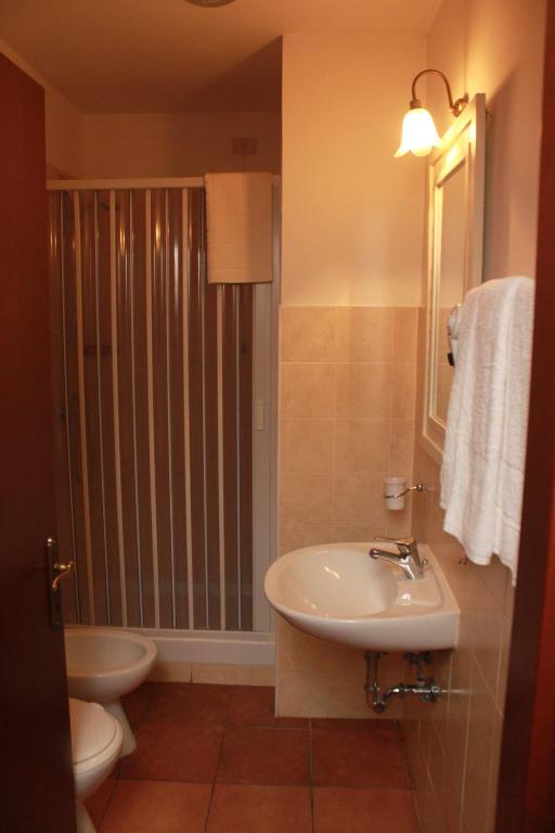 Koupelna v ubytování Hotel Il Papavero