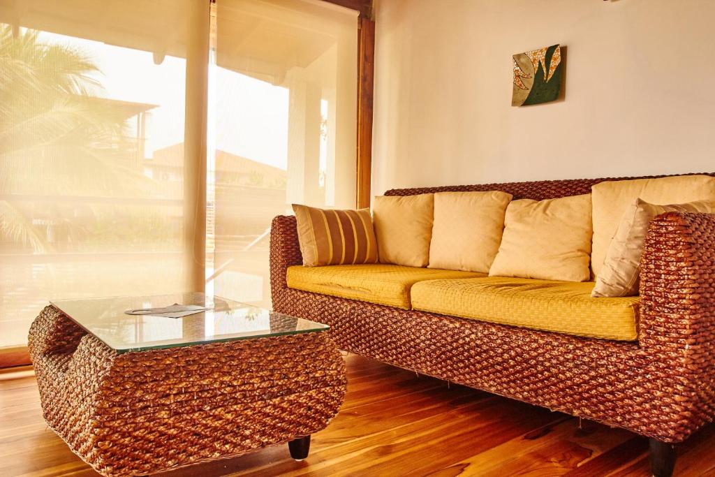 Posezení v ubytování La Casa de Marita