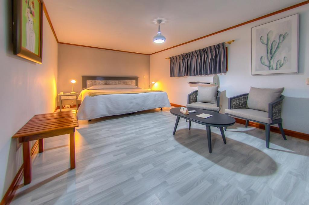 Postel nebo postele na pokoji v ubytování La Casa de Marita