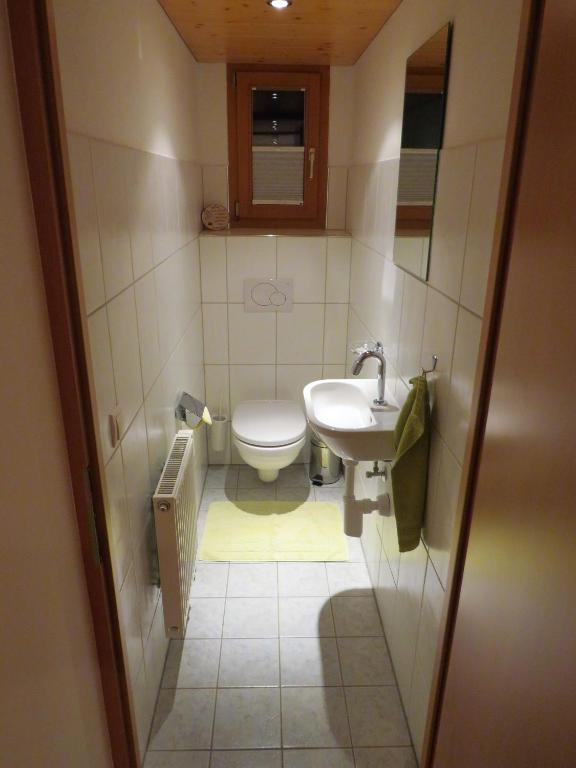 Koupelna v ubytování Haus Hubertus - Gästehaus Sahler