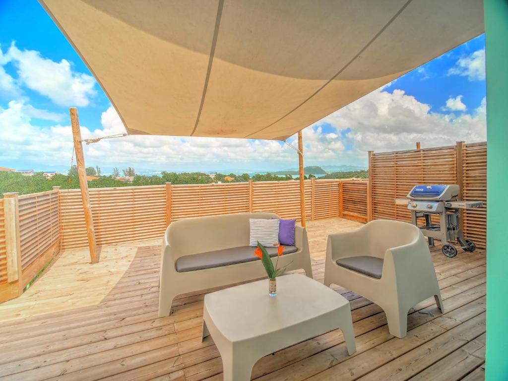 Balkón nebo terasa v ubytování SeaCove & SeaSide Villas, classées 4 étoiles