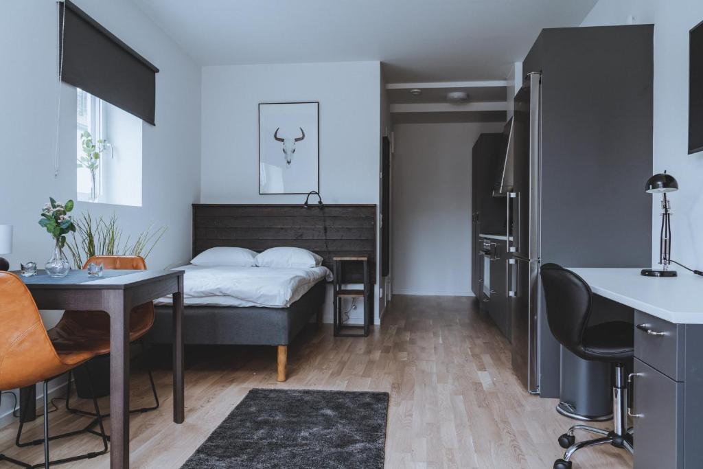 Posezení v ubytování Magnolia House Norrviken