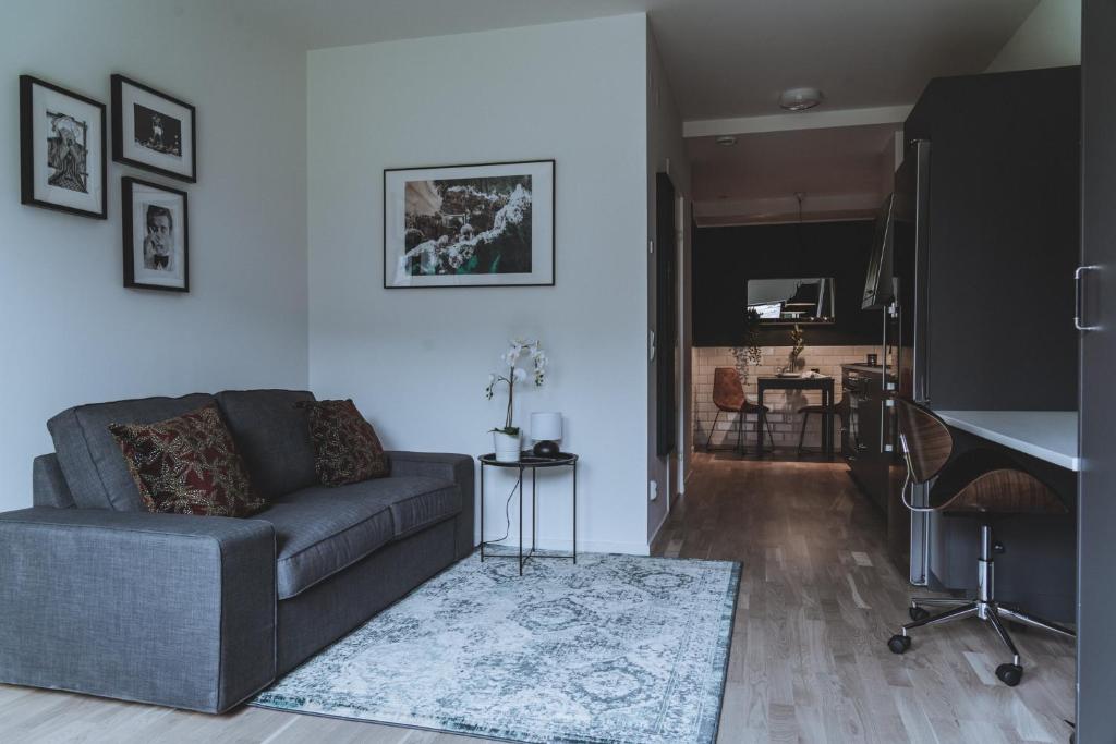 Posezení v ubytování Magnolia House Norrviken