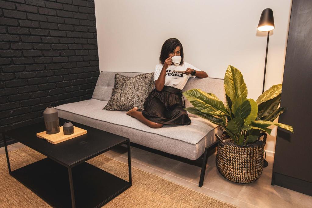 Os clientes hospedados em Blackbrick Sandton One