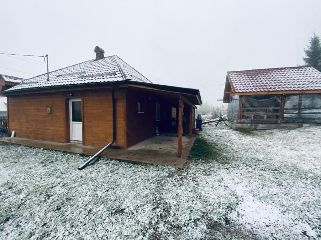 Cabana Beliș v zimě