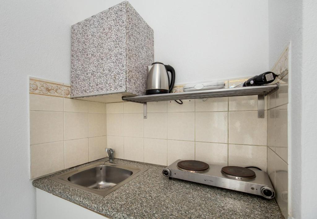 Kuchyň nebo kuchyňský kout v ubytování Haus Irene