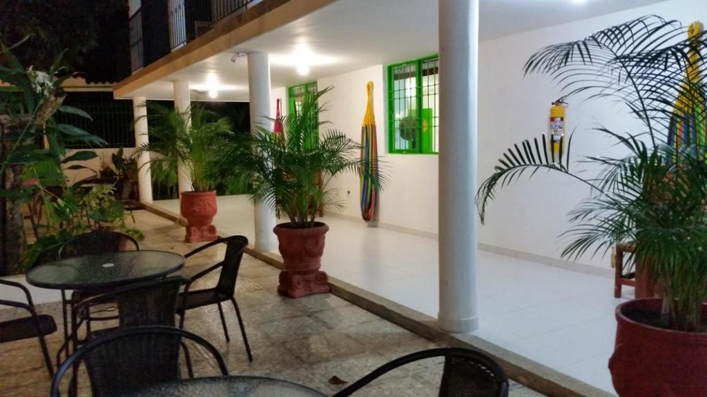 Patio nebo venkovní prostory v ubytování Hotel El Don