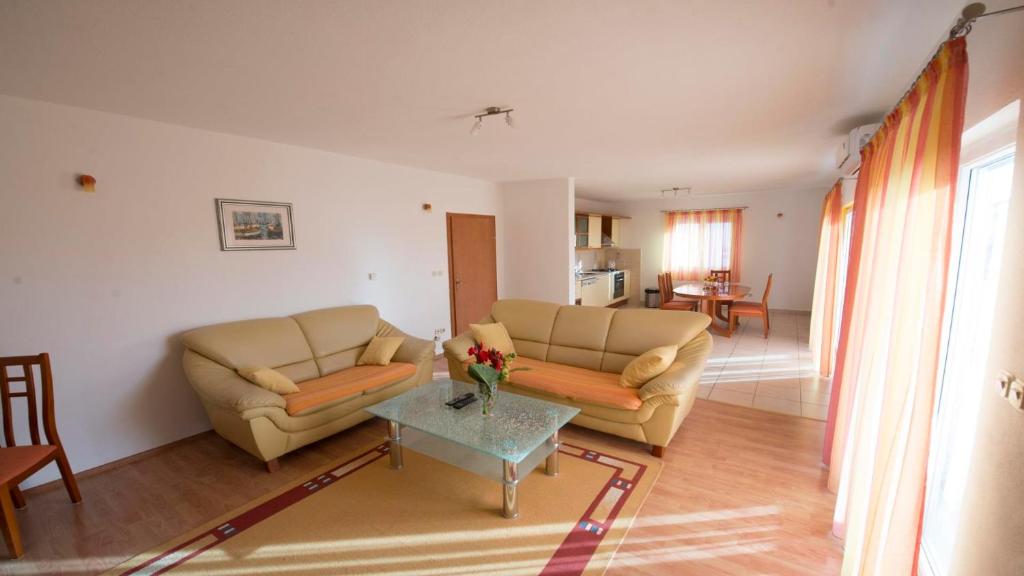 Posezení v ubytování Apartments Meri