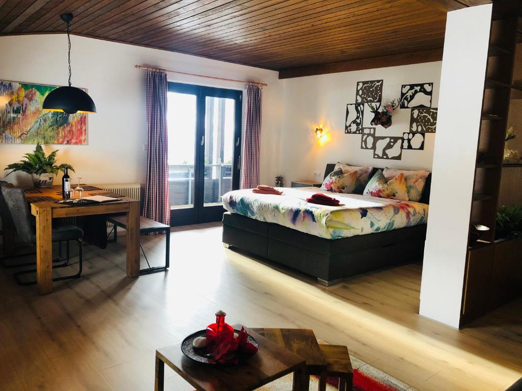 Postel nebo postele na pokoji v ubytování Schans Appartements