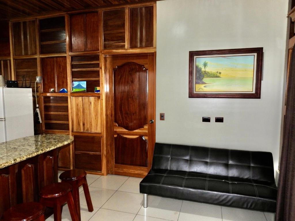 Kuchyň nebo kuchyňský kout v ubytování Las Pavitas Cottages