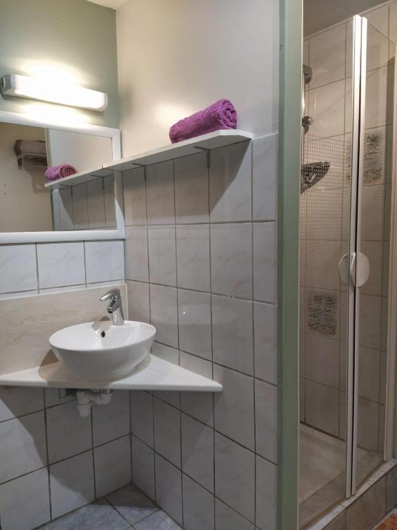 Koupelna v ubytování Gites Islacooldouce