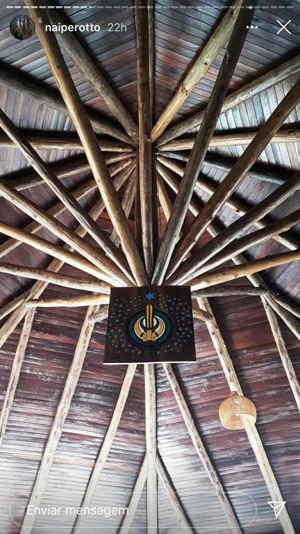  Casa colonial azul Santuário Bellatrix