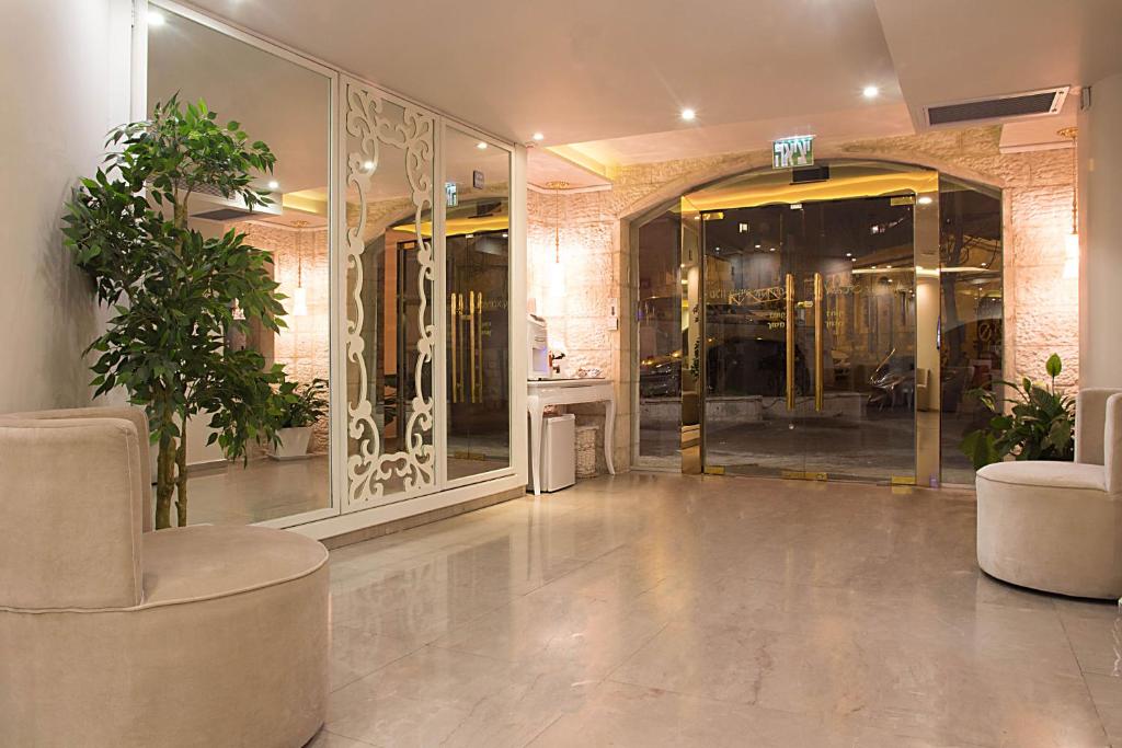 Vstupní hala nebo recepce v ubytování Agripas Boutique Hotel