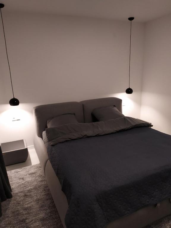 Postel nebo postele na pokoji v ubytování NEW modern apartment