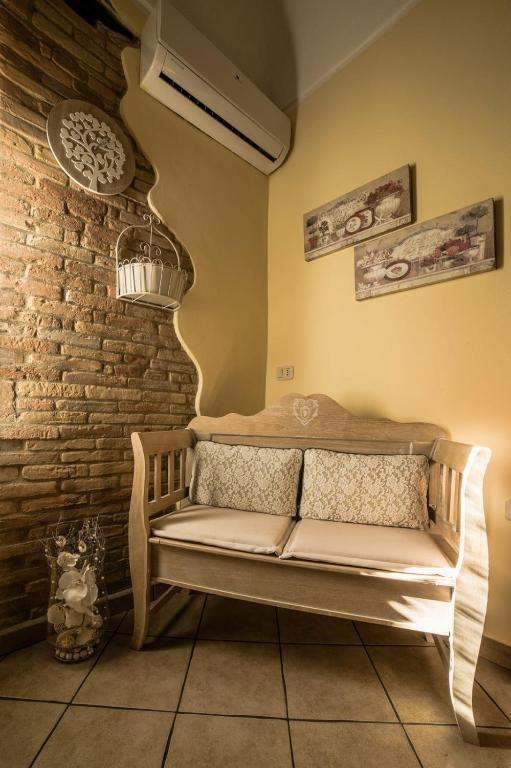 Posezení v ubytování B&B Alexander