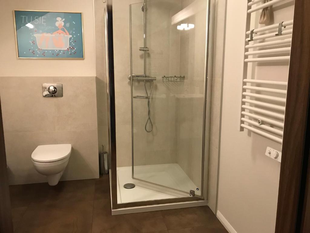 Kúpeľňa v ubytovaní Apartament Beige