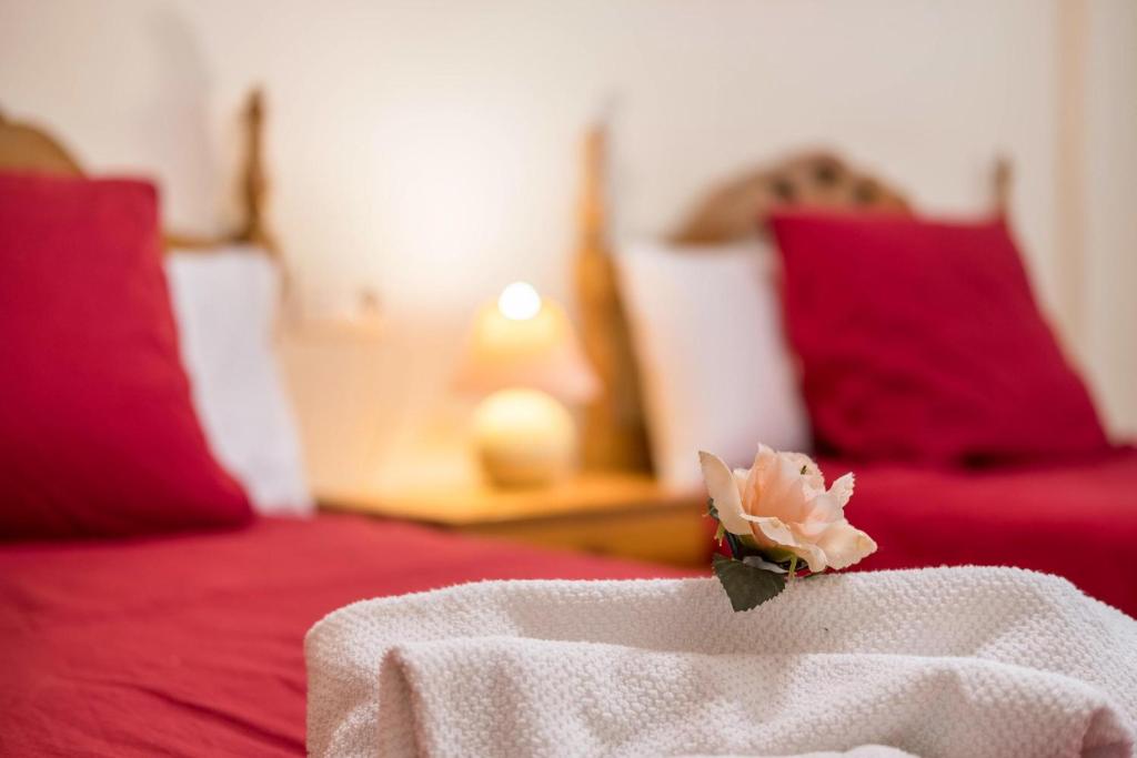 Łóżko lub łóżka w pokoju w obiekcie Apartamento en el Médano