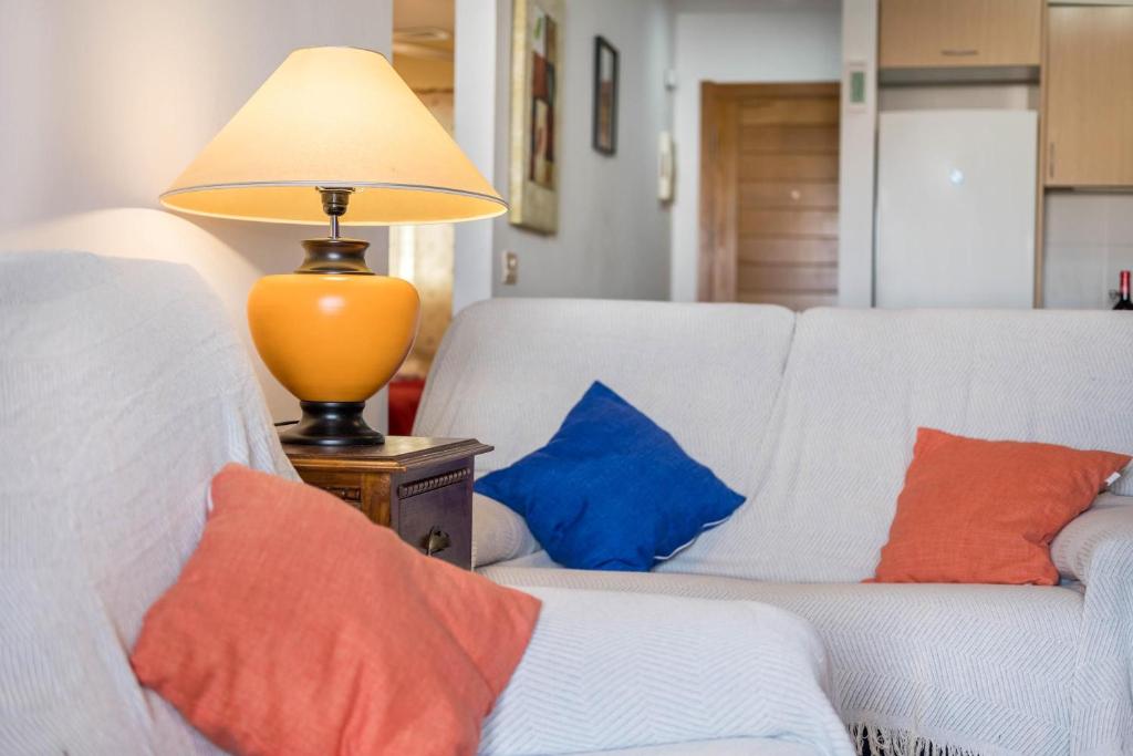 Część wypoczynkowa w obiekcie Apartamento en el Médano