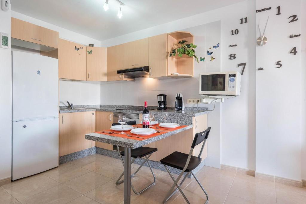 Kuchnia lub aneks kuchenny w obiekcie Apartamento en el Médano