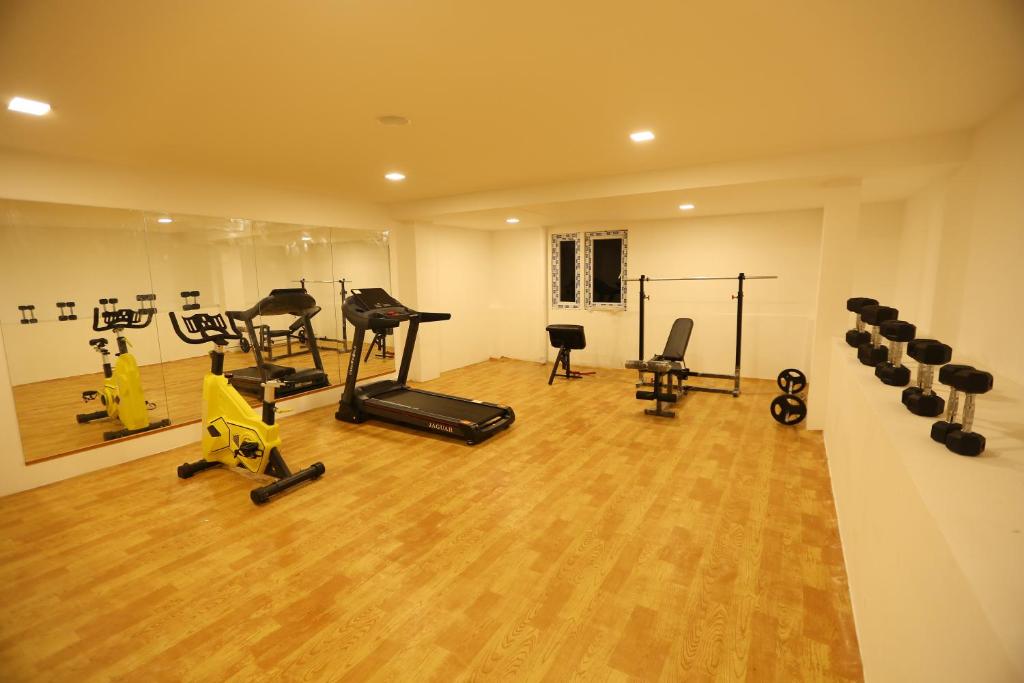 Fitness centrum a/nebo fitness zařízení v ubytování Mehar Inn Hotel