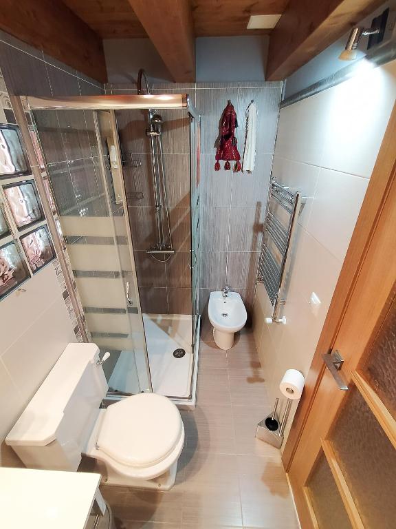 Koupelna v ubytování CASA CASTAÑÉ