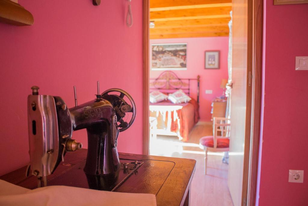 Postel nebo postele na pokoji v ubytování CASA CASTAÑÉ